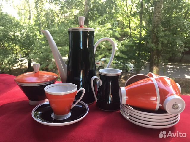 Кофейный сервиз Freiberger Porzellan Винтаж