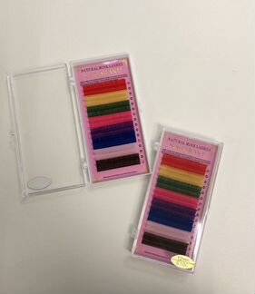 Ресницы Nagaraku цветные