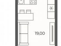 Квартира-студия, 23,9 м², 18/26 эт.