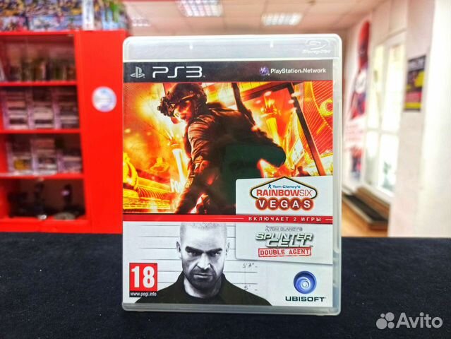 Диск PS3 Tom Clancy's Vegas + Double Agent