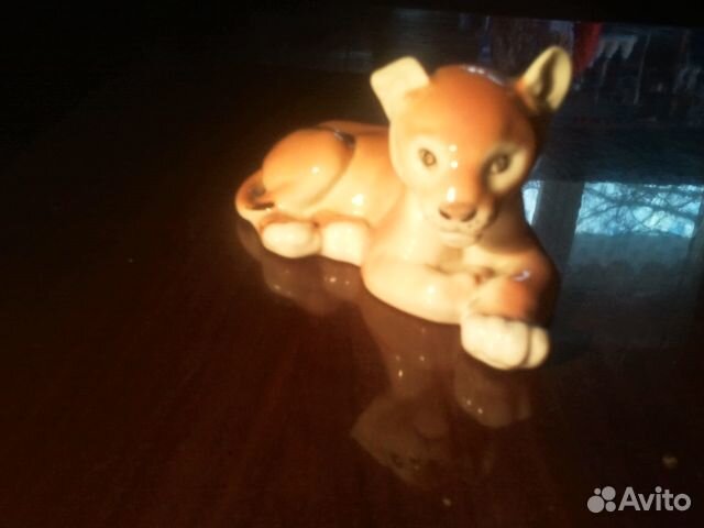 Статуэтка львёнок лфз.СССР