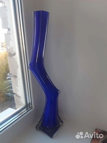 Ваза цветное стекло