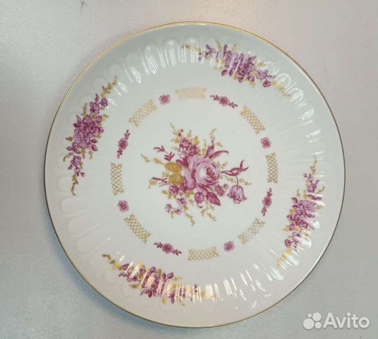 Тарелка гдр роза