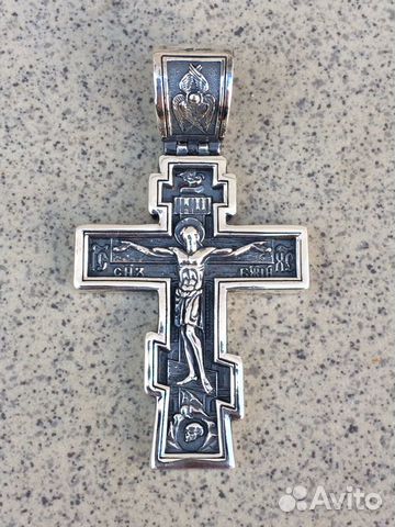 Крест серебряный