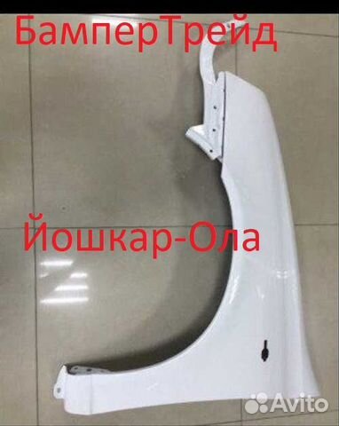 Крыло переднее левое Лада Калина/Белое облако240