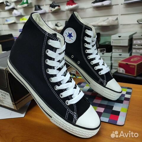 Кеды Converse Конверсы высокие чёрные купить в Москве | Личные вещи | Авито