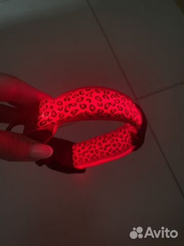 Светящийся ошейник для собак и кошек