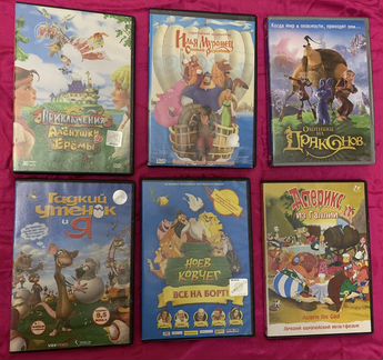 Dvd диски, детские мультфильмы
