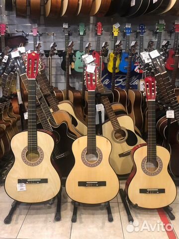 Классическая гитара 3/4 детская новая