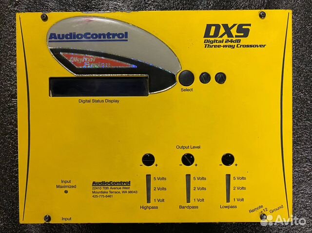 3х канальный кроссовер Audiocontrol DXS