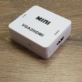Переходник-конвертер VGA на hdmi + audio