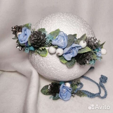 Новогодний венок и повязка