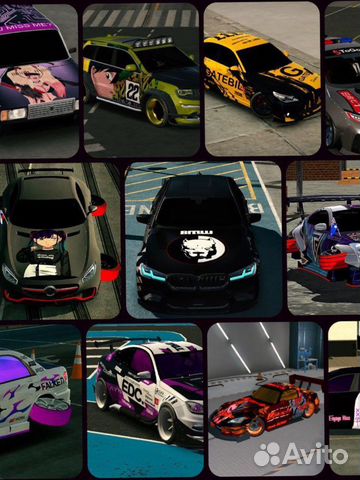 Машины в кар паркинг