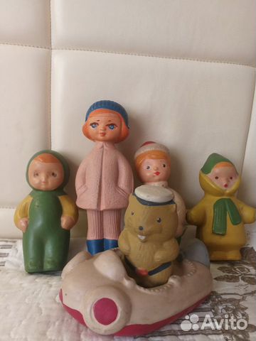 Пищалки Резиновые игрушки СССР, ранние, редкие