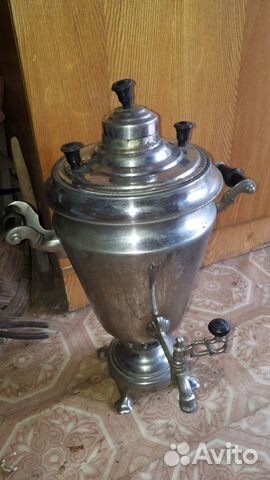 Самовар угольный на дровах старинный СССР Тула