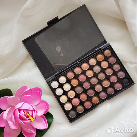 Палетки теней глиттеров, карандаш для глаз, бровей