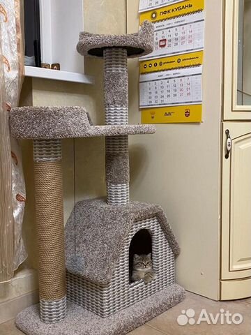 Когтеточки и домики для животных 