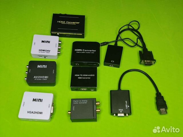 Переходники hdmi, AV, VGA, spdif, Toslink