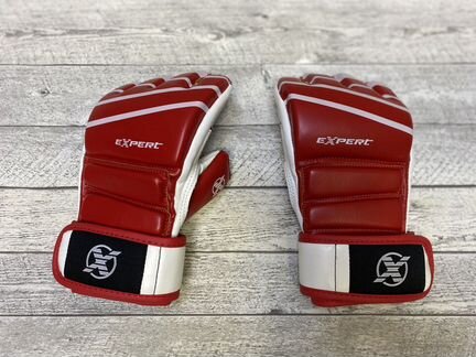 Перчатки для MMA Fight Expert - кр/бел