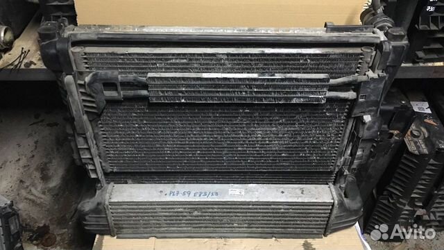 Кассета радиаторов BMW X3 E83 рест. 2006 7789793