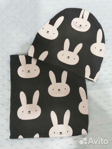 Комплект шапка и снуд