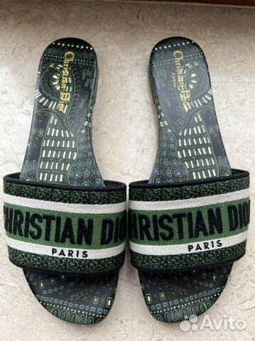 Сандалии тапки Christian Dior