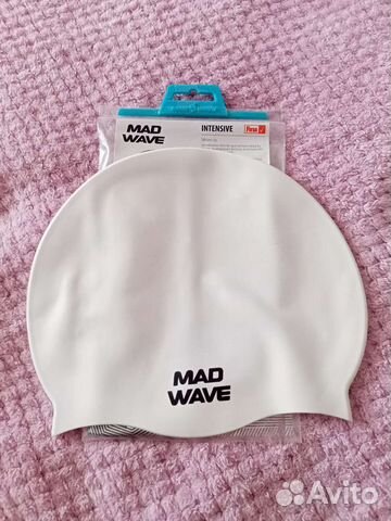 Шапочка для плавания mad wave