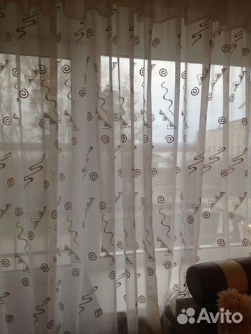 Тюль с вышивкой 6м