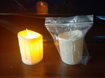 Красная светодиодная свеча