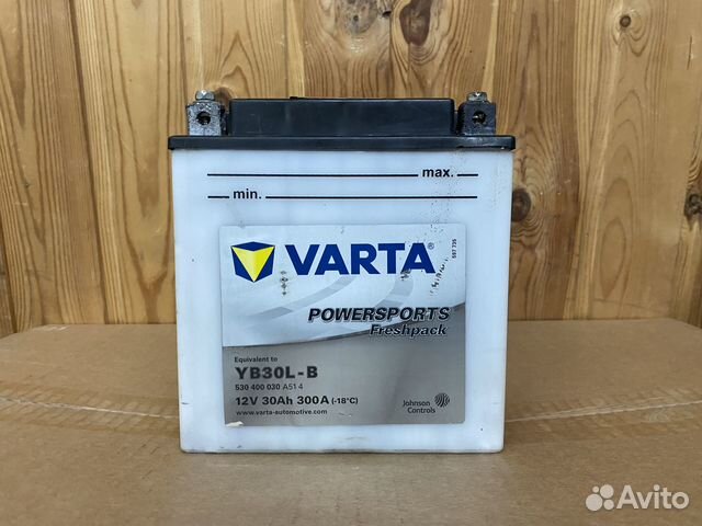 Аккумулятор varta yb30l b