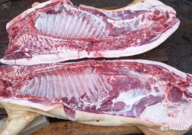 Свинина мясо сало домашнее
