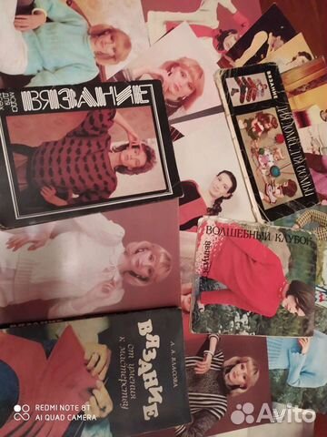 Вязание, открытки СССР