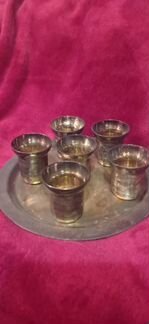 Мельхиоровые рюмки