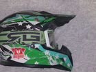 Шлем yema кроссовый зеленый объявление продам