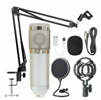 Микрофон студийный BM 800 с фантомным питанием
