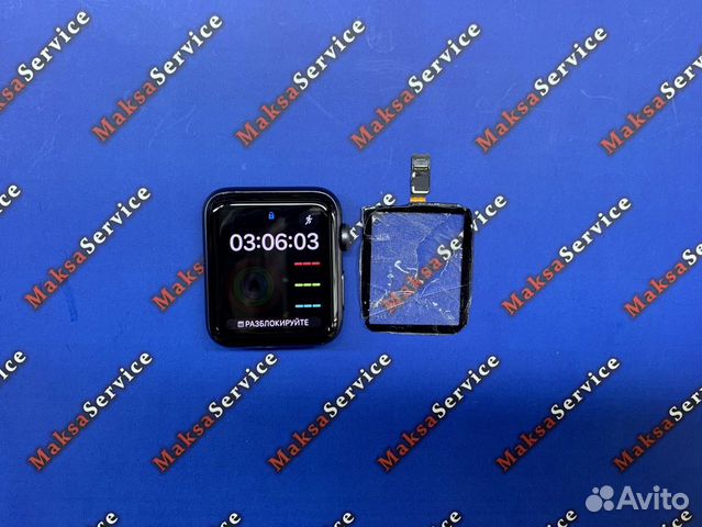 Замена стекла экрана apple watch