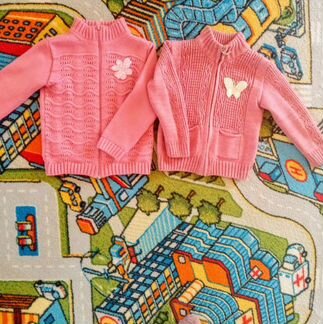 Кофта на молнии для девочки 2-3 года