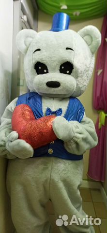 Ростовая кукла Мишка серый