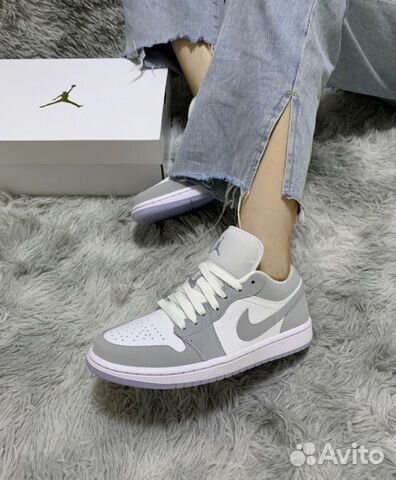 Air jordan 1 low wolf grey (w) 6us