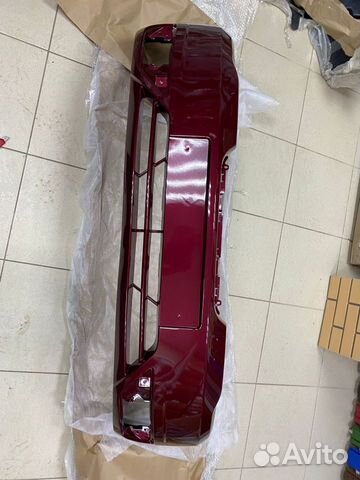 Бампер передний daewoo nexia 150 красный