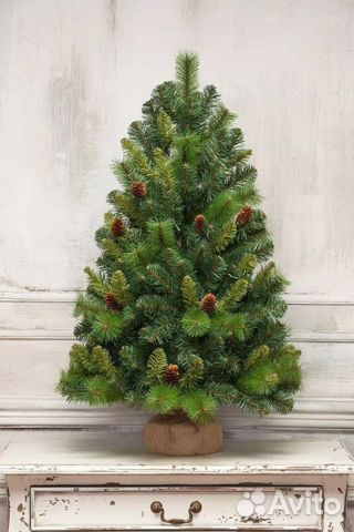 Искусственная сосна Байкальская 90 см с шишками