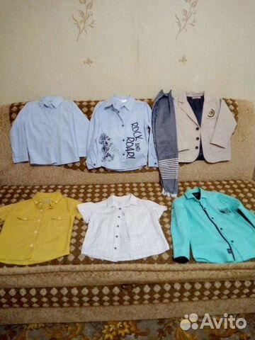 Пиджак, свитер и рубашки