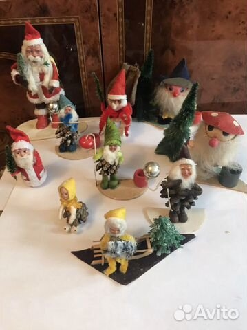 Елочные игрушки «Гномики» СССР