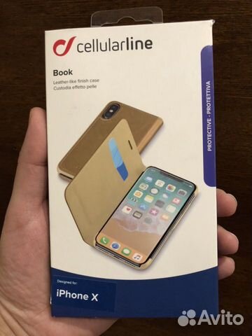 Чехол книжка Cellular Line Book Apple iPhone X XS