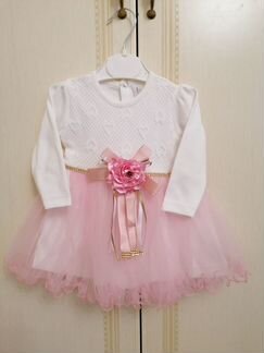 Нарядно платье для девочки 74-86 см