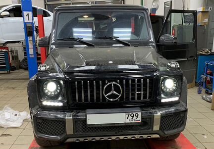 Мерседес гелендваген 463 решетка радиатора тюнинг