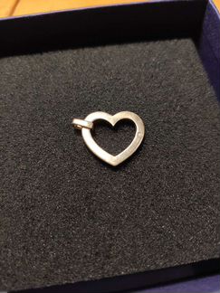 Подвеска кулон серебряный с бриллиантом