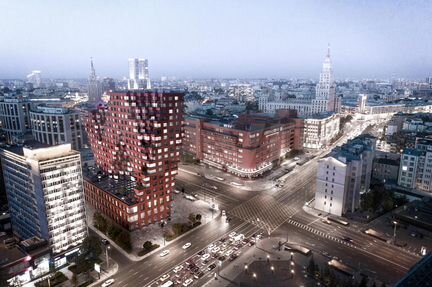 1-к апартаменты, 44.6 м², 6/19 эт.