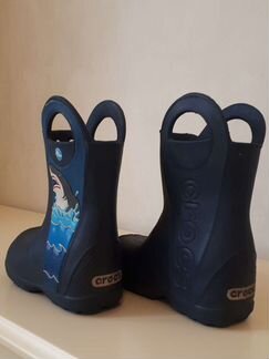 Детские резиновые сапоги crocs