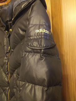 Пуховик Adidas р. 40-42 черный